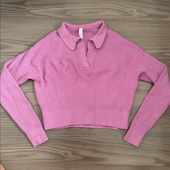 lululemon athletica Tops - lululemon Collared Merino Wool-Blend Sweater
